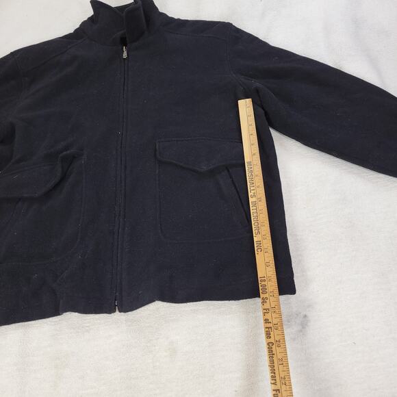 VTG Columbia Jacket Coat Mens Size XXL Black Wool Blend Zip Chore Winter Cold - Picture 8 of 16